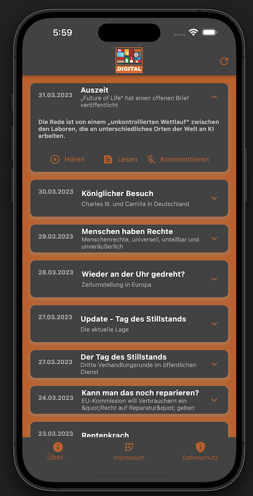 Netkiosk App für iOS